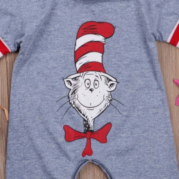 “Silly cat” baby unisex romper 6 mo. - Picture 5 of 6